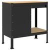 vidaXL Werkb&auml;nke mit Schubladen Schwarz 90 x 49 x 91 cm Holzwerkstoff