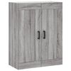 vidaXL Highboard Grau Sonoma 69,5x34x180 cm Holzwerkstoff