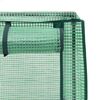 vidaXL Hochbeet mit Gew&auml;chshaus-Aufsatz Rattan-Optik 40x40x123 cm