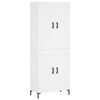 vidaXL Highboard Wei&szlig; 69,5x34x180 cm Holzwerkstoff
