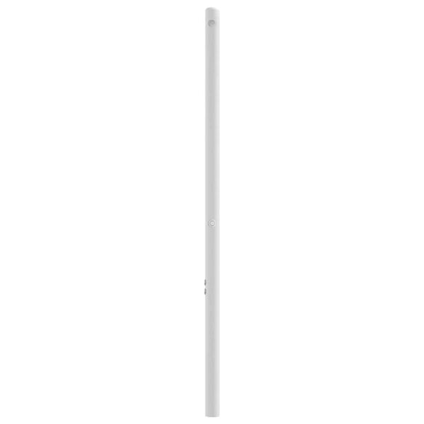 vidaXL Ersatz-Kopfteil Metall Wei&szlig; 75 cm