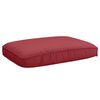 vidaXL Sofa Set mit Kissen Weinrot 240 x 80 x 69 cm Massivholz Akazie