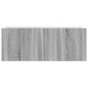 vidaXL 3-tlg. TV-Schrank-Set Grau Sonoma Holzwerkstoff