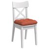 vidaXL Sitzkissen 4 pcs Rot-Orange 45 x 45 cm Cordstoff