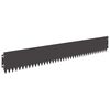 vidaXL Raseneinfassung 30 pcs 103 x 15 cm Stahl Schwarz