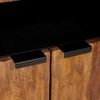 vidaXL Sideboard mit Speicher Akazienbraune Oberfl&auml;che 60 x 33 x 75 cm