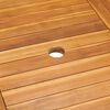 vidaXL 7-tlg. Garten-Essgruppe mit Kissen Massivholz Teak