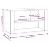 vidaXL Schuhschrank Wei&szlig; 80x35x45 cm Holzwerkstoff