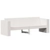 vidaXL 2-tlg. Garten-Lounge-Set Wei&szlig; Massivholz Kiefer