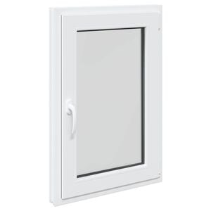 vidaXL Kellerfenster Innenseite Farbe Wei&szlig; RISOR 60 x 80 cm