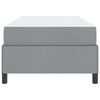 vidaXL Boxspringbett Hellgrau 80 x 200 cm Stoff