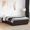 vidaXL Bettgestell mit LED Schwarz 140x200 cm Holzwerkstoff