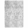 vidaXL Teppich Shaggy Hochflor NAVARRA Silbergrau 160x230 cm Polyester