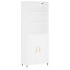 vidaXL Highboard Wei&szlig; 69,5x34x180 cm Holzwerkstoff