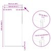 vidaXL Verdunkelungsrollo 124,4 x 230 cm, Stoffbreite 120 cm, Marineblau
