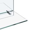 vidaXL Wandspiegel mit Regal 60&times;60 cm Hartglas