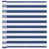 vidaXL Balkonsichtschutz Blau und Wei&szlig; 110 x 300 cm Oxford-Stoff