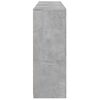 vidaXL Sideboards mit LED-Leuchten 3 Stk. Betongrau Holzwerkstoff