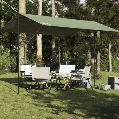 vidaXL Tarp Grün 400x294 cm Wasserdicht