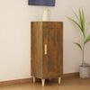 vidaXL Sideboard Räuchereiche 34,5x34x90 cm Holzwerkstoff