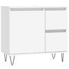 vidaXL Badschrank Wei&szlig; 65x33x60 cm Holzwerkstoff
