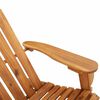 vidaXL Adirondack-Gartenstuhl mit Fu&szlig;st&uuml;tze Massivholz Akazie