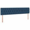 vidaXL Aufbewahrungsbett mit Matratze Blau 200 x 200 cm Holzwerkstoff