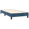 vidaXL Boxspringbettgestell Dunkelblau 90x190 cm Samt