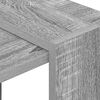 vidaXL B&uuml;cherregal Graues Sonoma 52 x 25 x 71,5 cm Holzwerkstoff