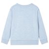 Kinder-Sweatshirt Hellblau Melange 104