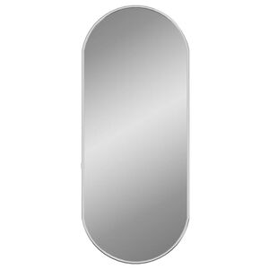 vidaXL Wandspiegel Silbern 60x25 cm Oval