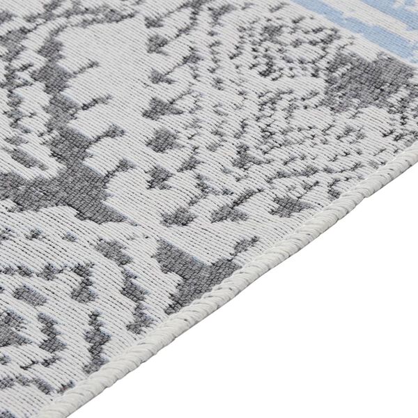 vidaXL Teppich Rosa und Aquamarin 160x230 cm Baumwolle