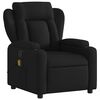 vidaXL Massage-Relaxsessel, schwarzer Stoff
