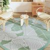 vidaXL Outdoor-Teppich ARAKIL Gr&uuml;n &Oslash;200 cm PP
