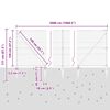 vidaXL Zaunpfosten Grau 50 x 1,2 m (50 mm Gitter) Stahl und PVC
