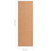 vidaXL Teppichl&auml;ufer BCF Beige 80x250 cm