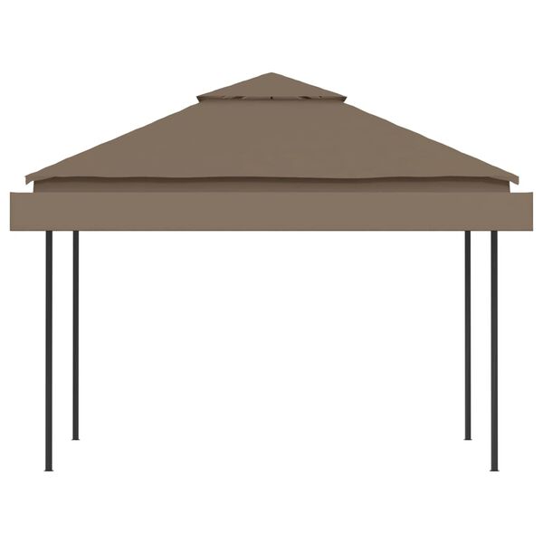 vidaXL Pavillon mit Doppelt Erweiterten Dächern 3x3x2,75 cm 180 g/m²