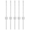 vidaXL Zaunpfosten 5 pcs Silber 40 cm Stahl