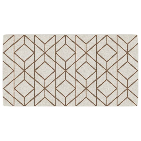 vidaXL Teppich Kurzflor Mehrfarbig 80x150 cm Rutschfest