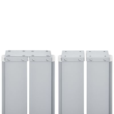 vidaXL Ausziehbare Seitenmarkise Braun 100 x 600 cm
