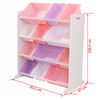 KidKraft Aufbewahrungsregal Sort It and Store It 12 Boxen Wei&szlig; 15450