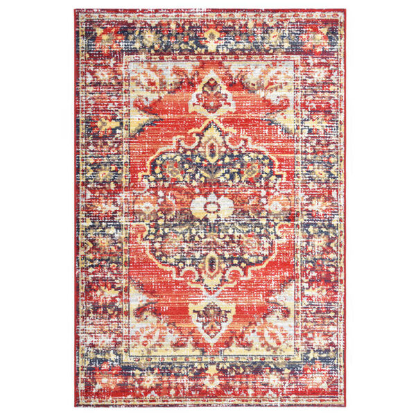 vidaXL Teppich Rot 160 x 230 cm PP