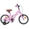 vidaXL Kinderfahrrad 16 Zoll f&uuml;r 4-6 Jahre alt Hellrosa