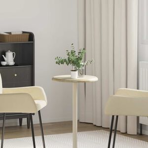 vidaXL Tischplatte Creme &Oslash;40x2,5 cm Marmor