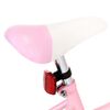 vidaXL Kinderfahrrad mit Frontgep&auml;cktr&auml;ger 14 Zoll Wei&szlig; und Rosa