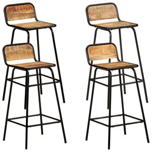 vidaXL Barst&uuml;hle 4 Stk. Massivholz Mango