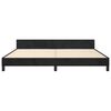 vidaXL Bettgestell ohne Matratze Schwarz 200x200 cm Samt