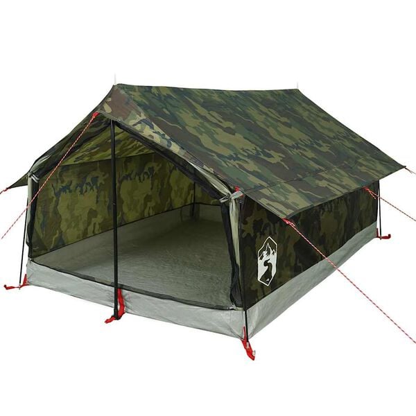 vidaXL Campingzelt 2 Personen Tarnmuster Wasserdicht