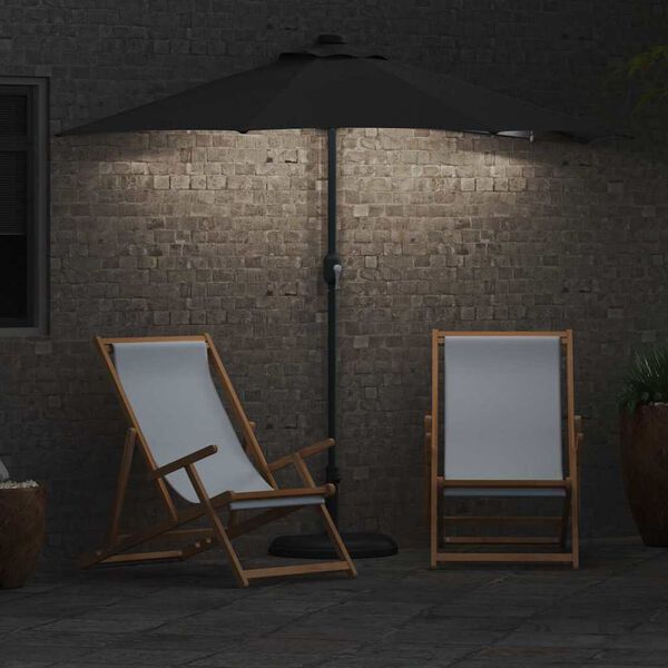 vidaXL Garten-Sonnenschirm Anthrazit 294 x 150 x 223 cm