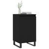 vidaXL Sideboards 2 Stk. Schwarz 40x35x70 cm Holzwerkstoff